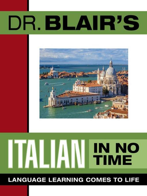 Title details for Dr. Blair's Italian in No Time by Robert Blair - Available